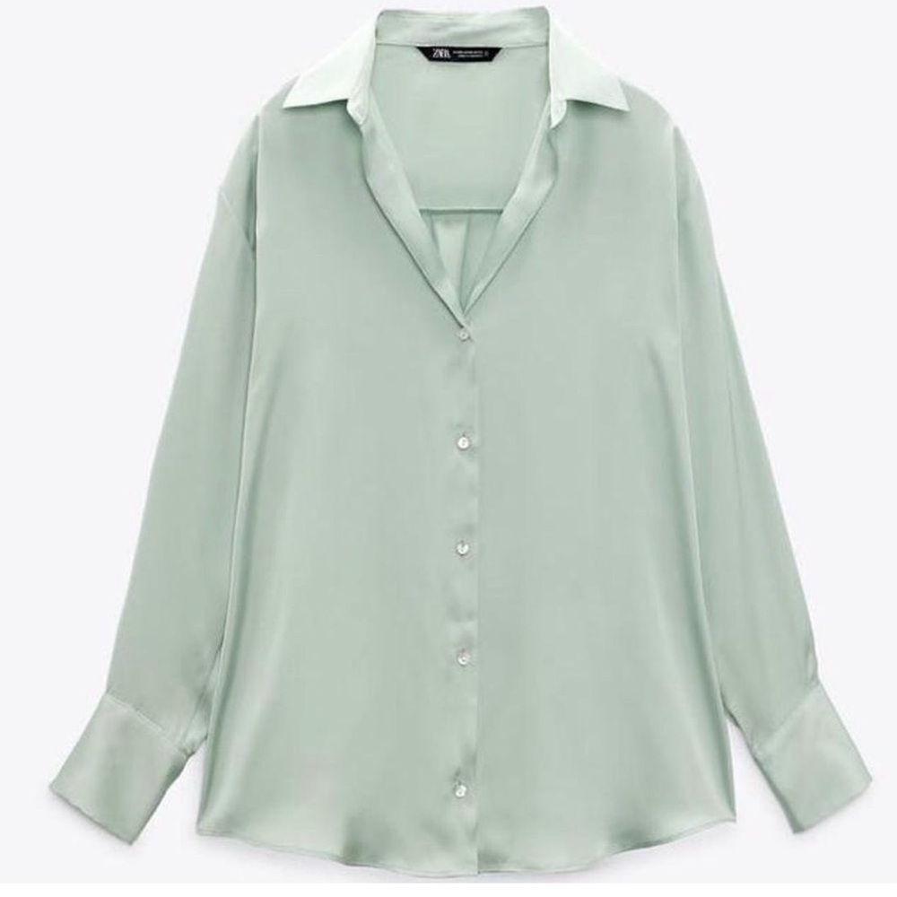 Women's Mint Green Blouse